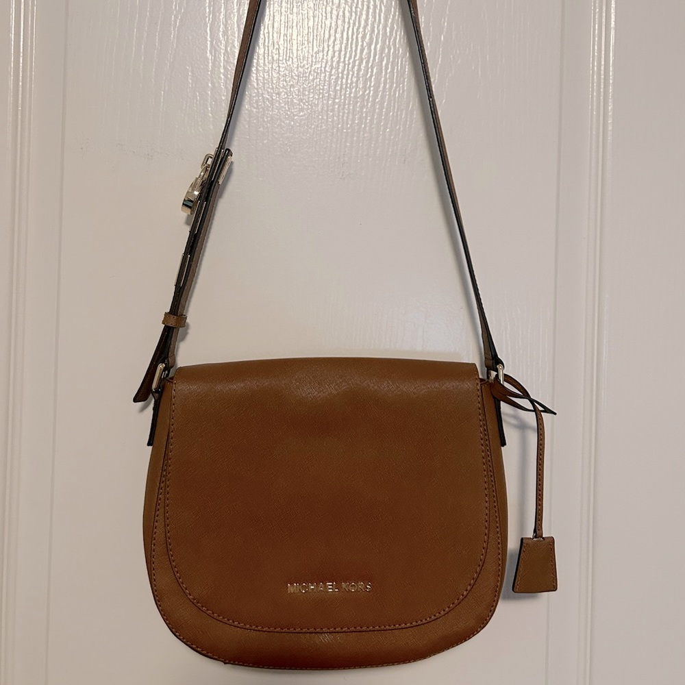 Michael Kors brown crossbody bag